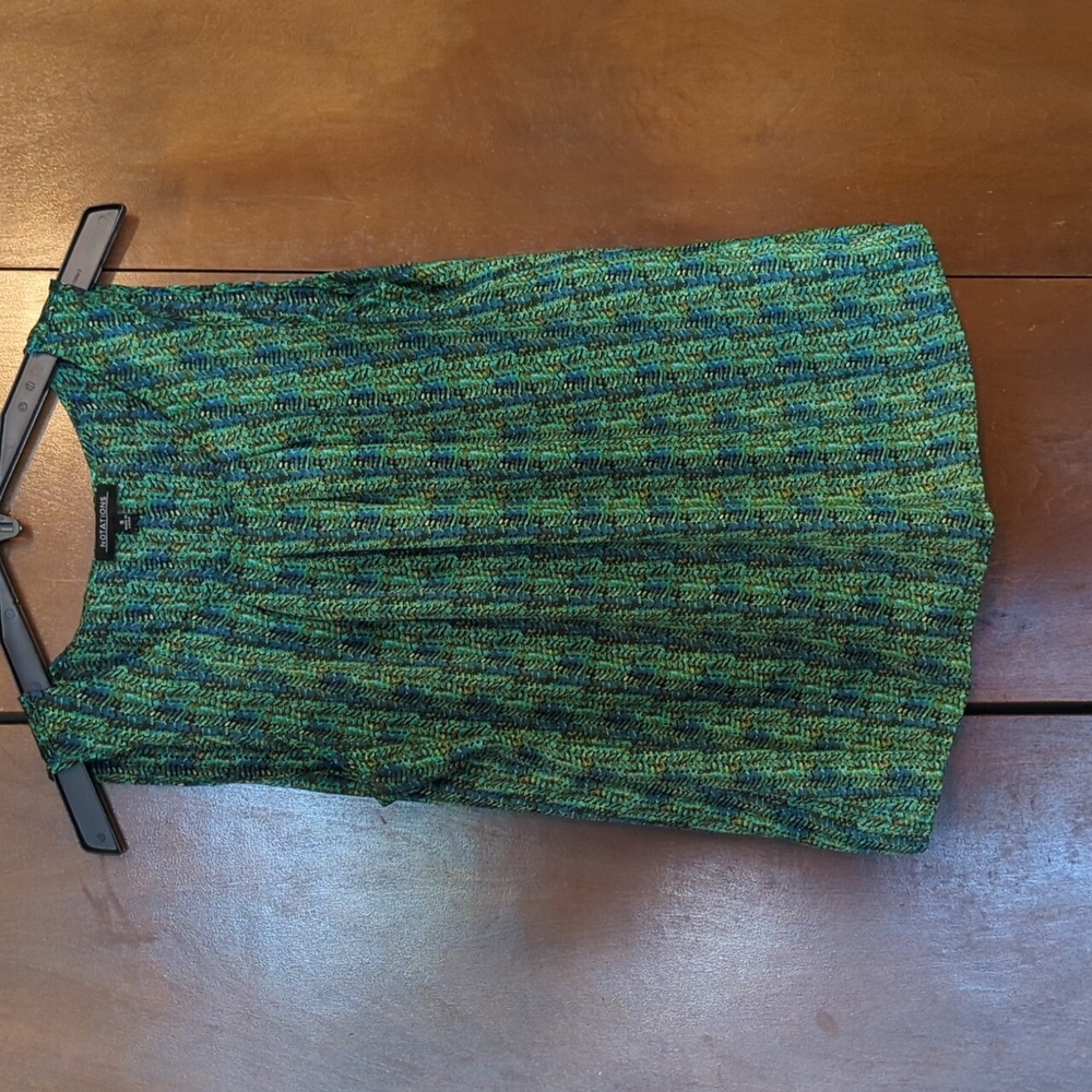 Notations Sleeveless Top - Picture 1 of 6